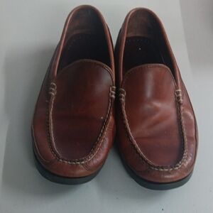 L.L. Bean Men's Tan Leather Slip-On Loafers